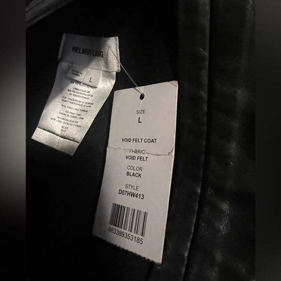 Helmut Lang void felt coat. - Picture 4 of 9